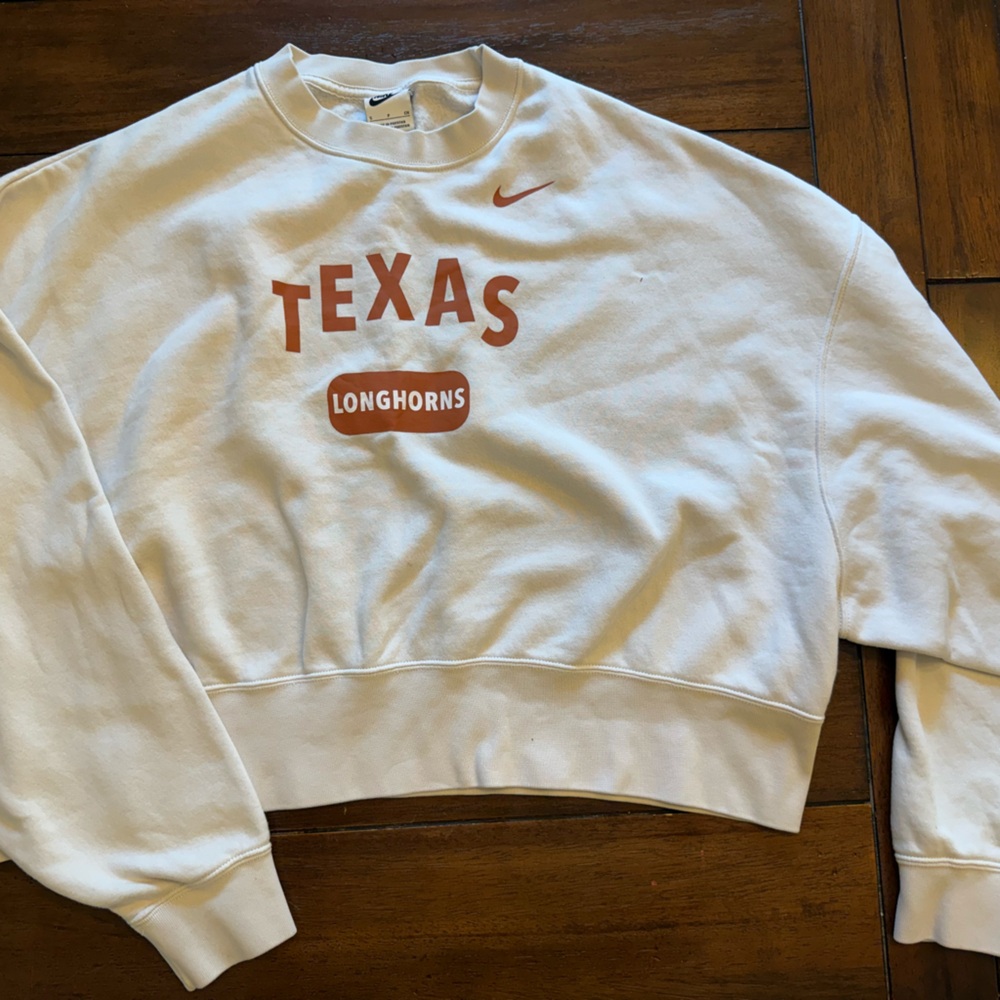 Nike White Texas Longhorns Sweatshirt